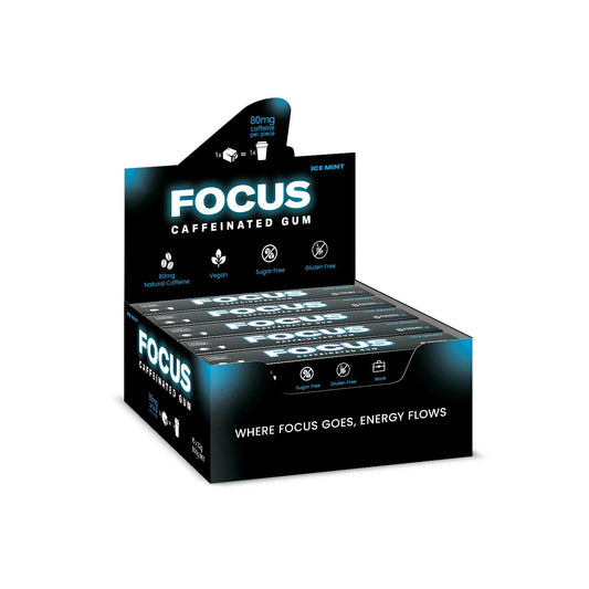 Focus Caffeinated Gum - Supplements - 5 Pieces / 32g - The Cave Gym