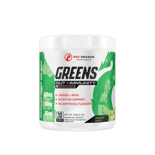 Red Dragon Nutritionals - Greens (Gut + Immunity) - Supplements - Apple Blackcurrant - The Cave Gym