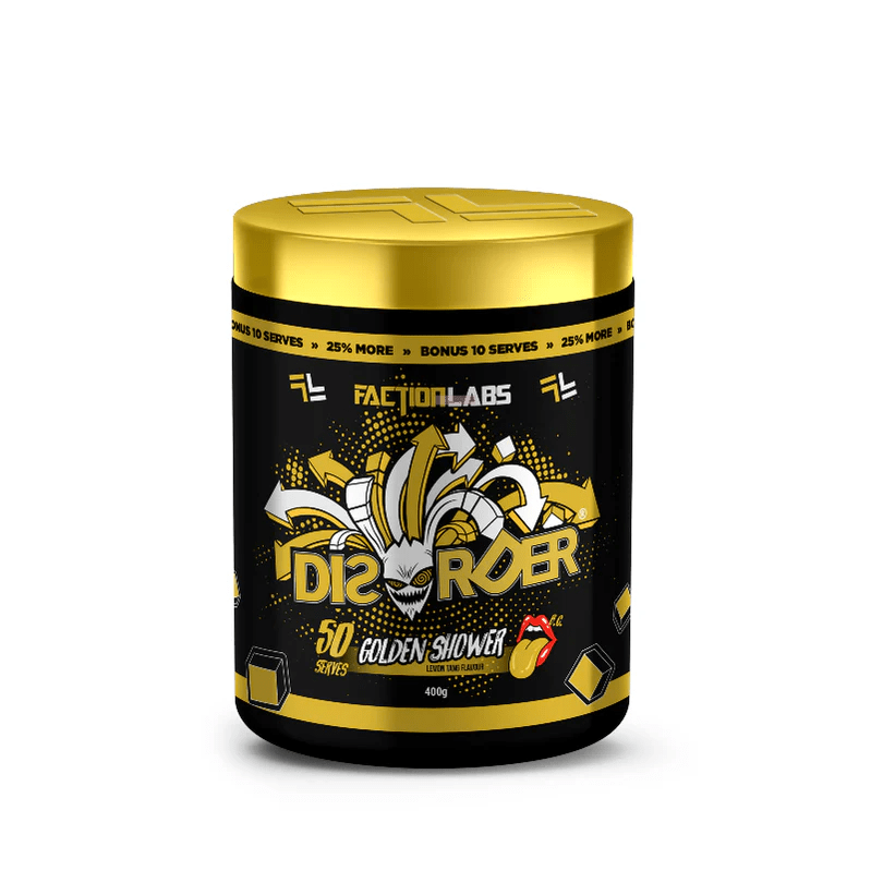 Faction Labs - Disorder - Supplements - 50 Serves - The Cave Gym