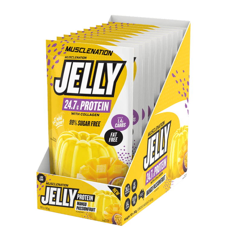 Muscle Nation - Protein Jelly + Collagen - Supplements - Mango Passionfruit - The Cave Gym