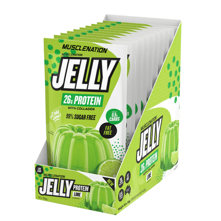 Muscle Nation - Protein Jelly + Collagen - Supplements - Lime - The Cave Gym