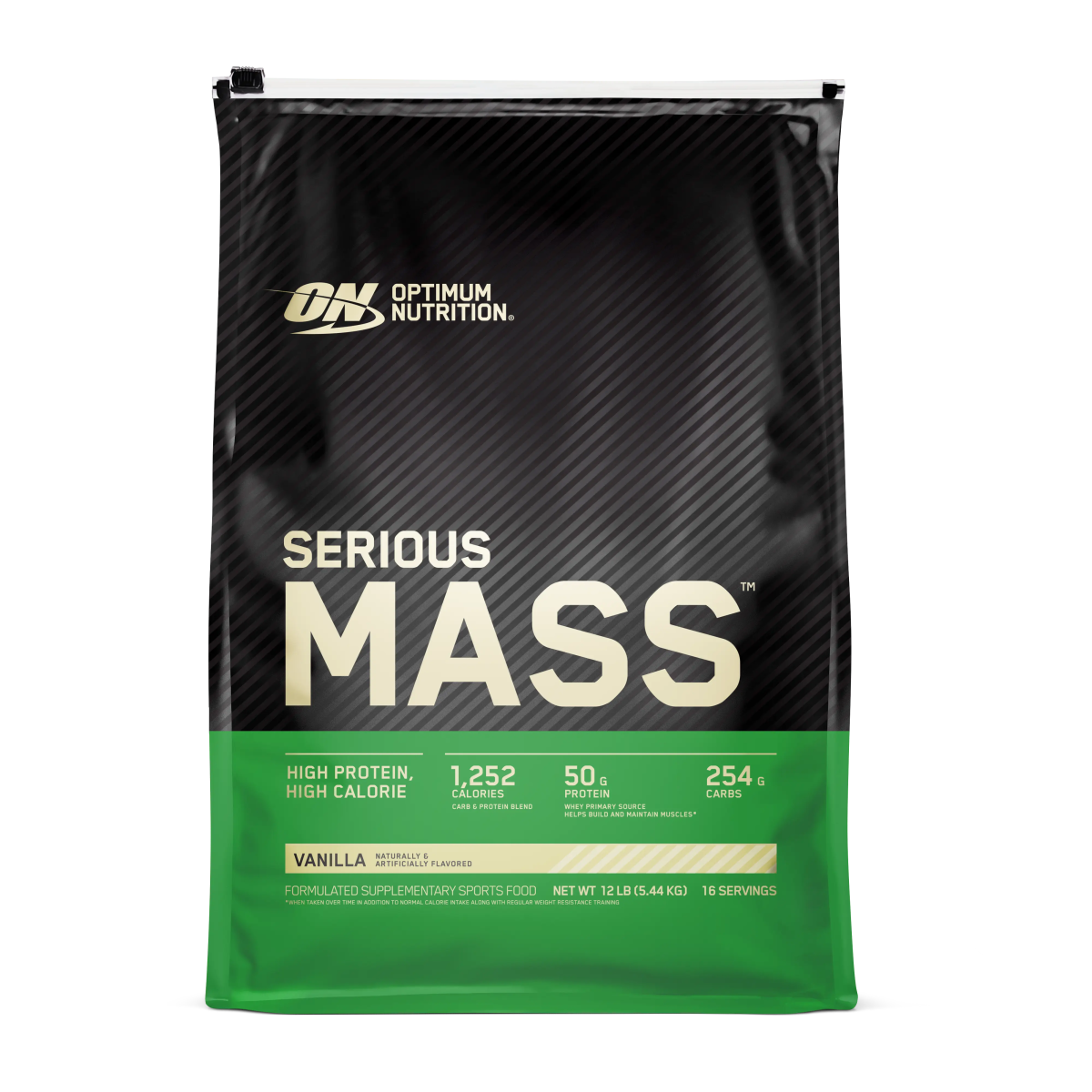 Optimum Nutrition - Serious Mass - Supplements - Vanilla - The Cave Gym