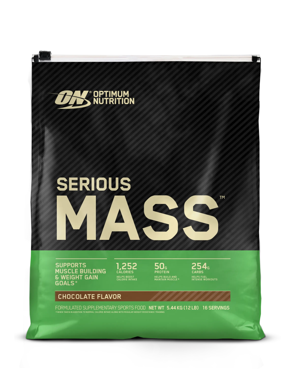 Optimum Nutrition - Serious Mass - Supplements - Chocolate - The Cave Gym