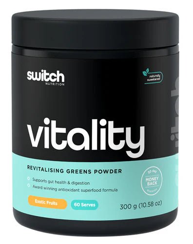 Switch Nutrition - Vitality Switch - Supplements - 60 Serves - The Cave Gym