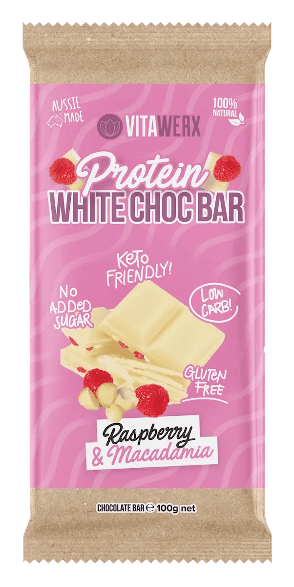Vitawerx - Protein Chocolate Bar - Cafe - 100g - The Cave Gym