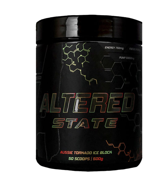 Altered Nutrition - Altered State Pre-Workout - Supplements - 50 Serves - The Cave Gym