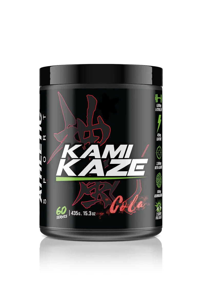 Athletic Sport - Kamikaze Pre-Workout - Supplements - 30 Serves - The Cave Gym