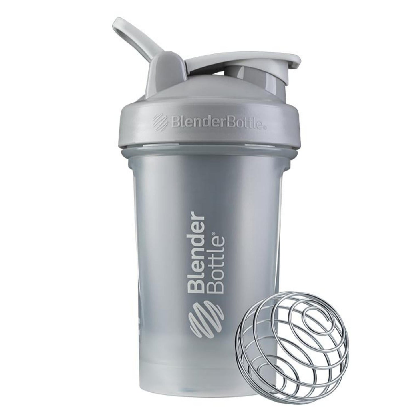 Blender Bottle Shaker Classic V2 - 600ml - Merchandise - Pebble Grey - The Cave Gym