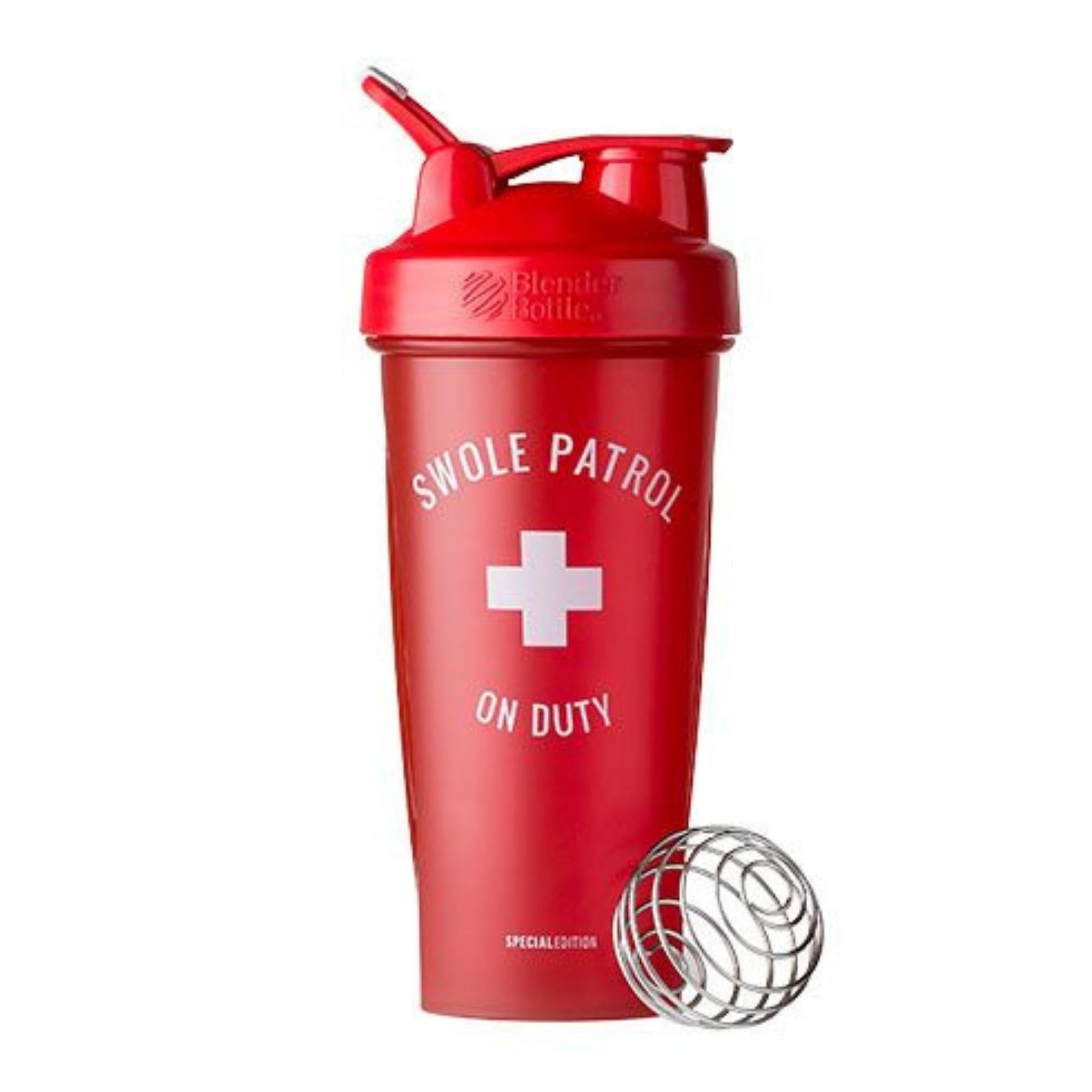 Blender Bottle Shaker Classic V2 - 828ml - Merchandise - Swole Patrol Red - The Cave Gym