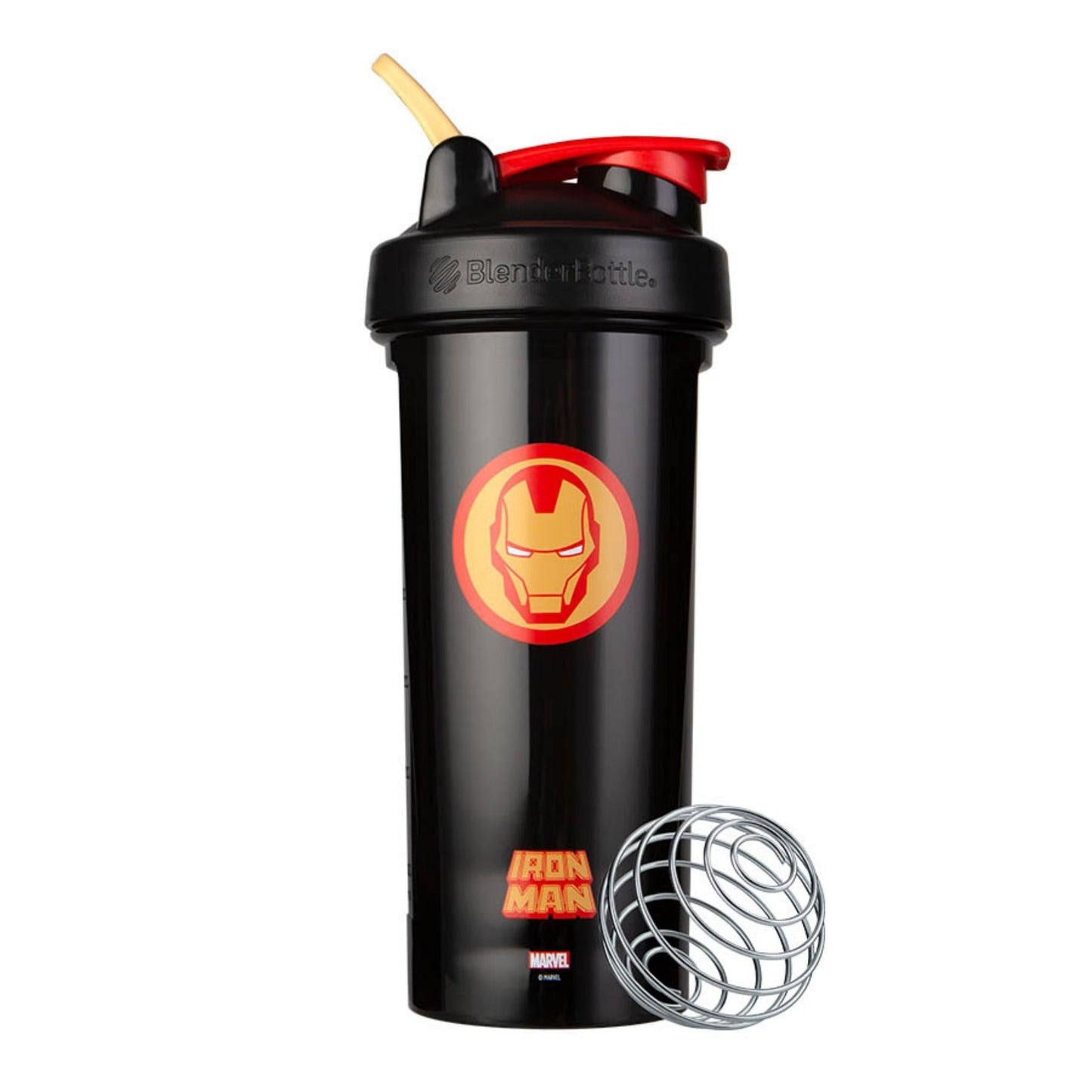 Blender Bottle Shaker Marvel Pro28 - 828ml - Merchandise - Iron Man - The Cave Gym