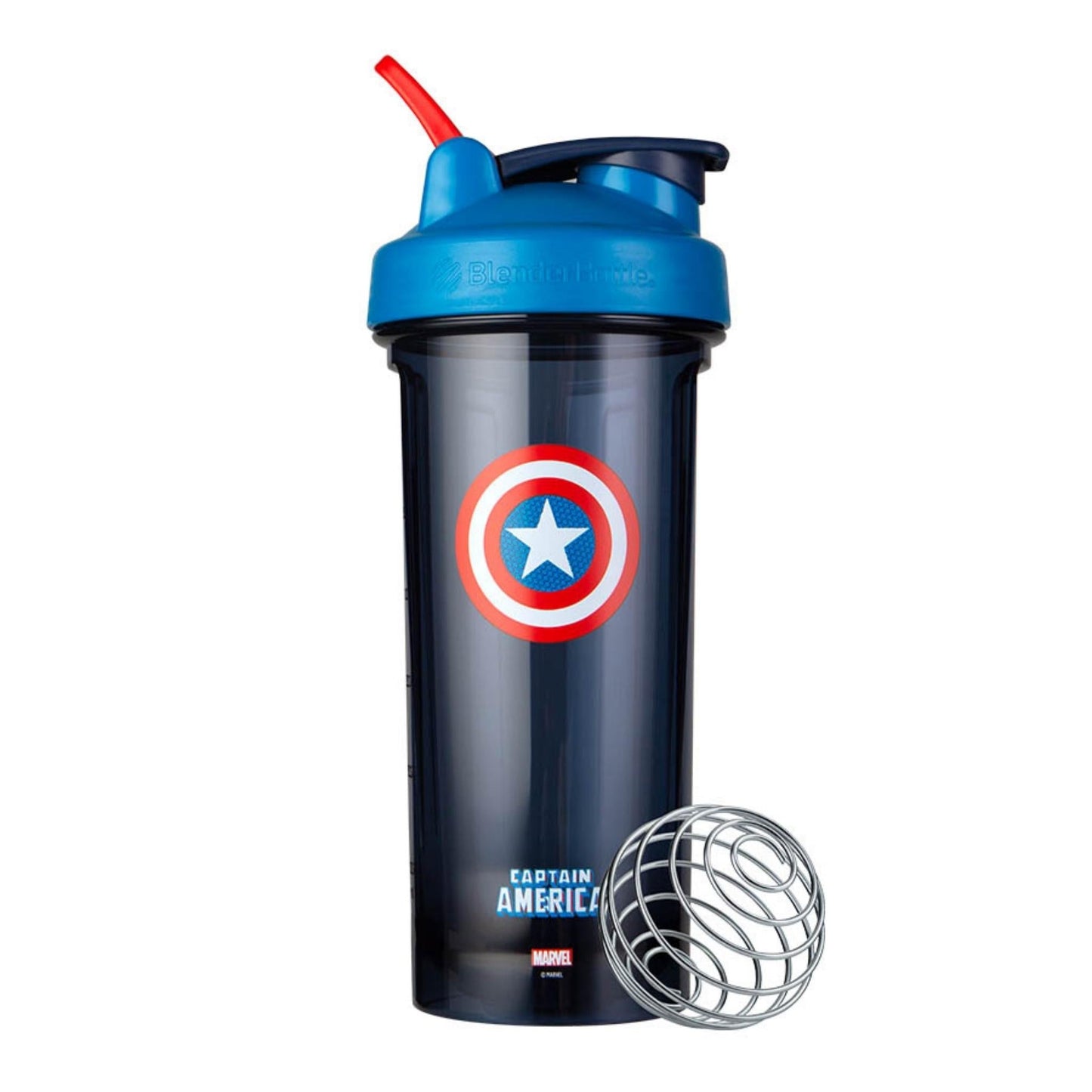 Blender Bottle Shaker Marvel Pro28 - 828ml - Merchandise - Captain America - The Cave Gym
