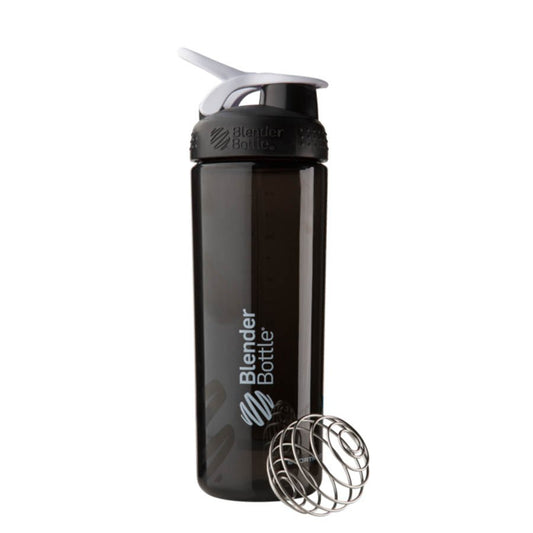 Blender Bottle SportMixer Sleek - 825ml - Supplements - Black - The Cave Gym