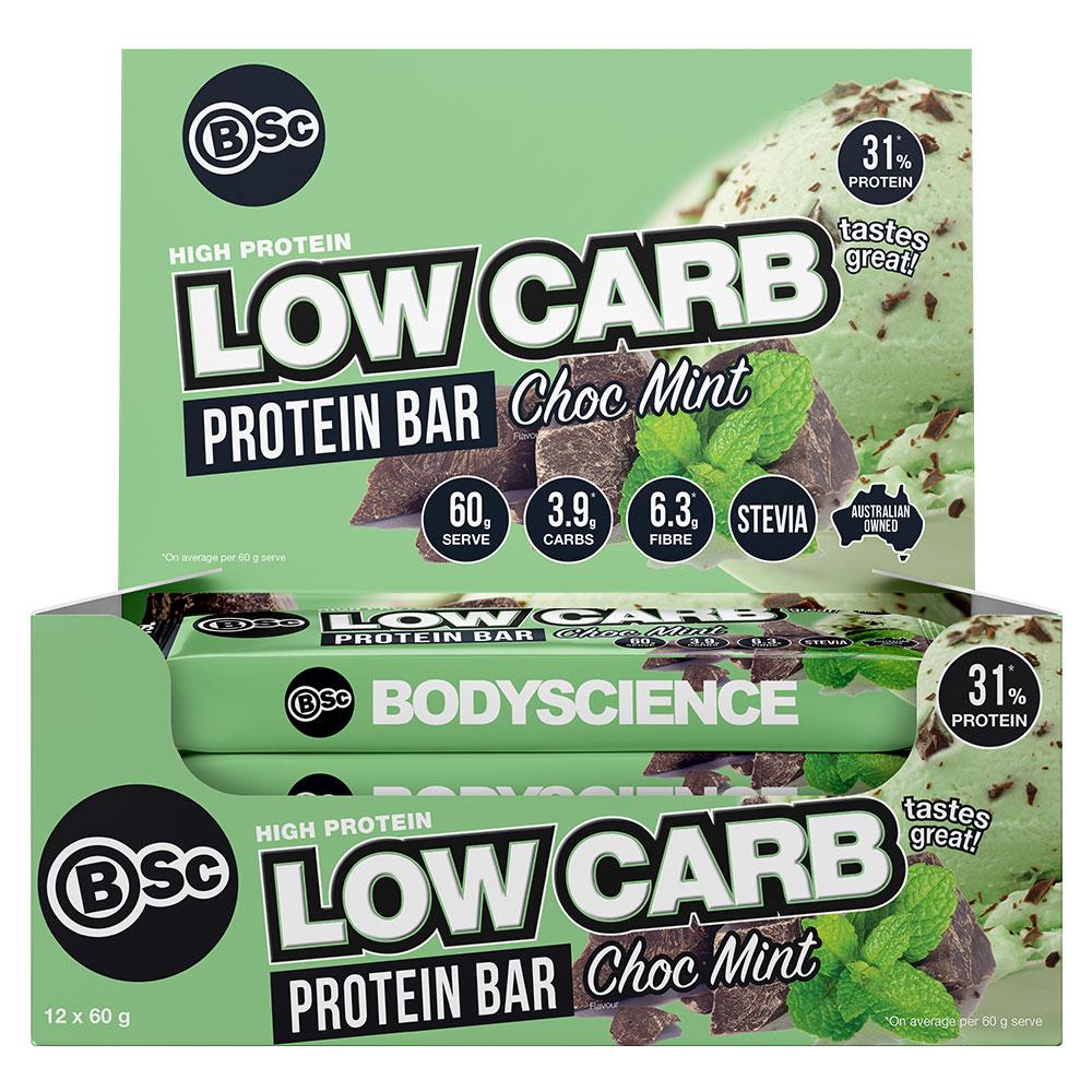 Body Science (BSc) - High Protein Low Carb Bar - Cafe - 60g - The Cave Gym