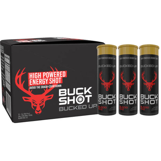 Bucked Up - Buck Shot 59ml - Supplements - Blood Raz - The Cave Gym