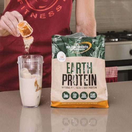 Bulk Nutrients - Earth Protein Vegan Protein - Supplements - 33 Serves - The Cave Gym