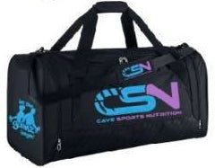 Cave Apparel - Gym Bag - Merchandise - CSN with Let the Gainz Begin on the side - The Cave Gym