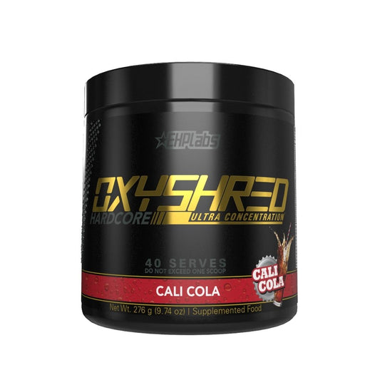 EHP Labs OxyShred Hardcore Ultra Concentration 40 Serves - Supplements - Cali Cola - The Cave Gym