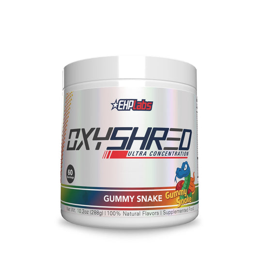 EHP Labs OxyShred Ultra Concentration 60 Serves - Supplements - Gummy Snake - The Cave Gym
