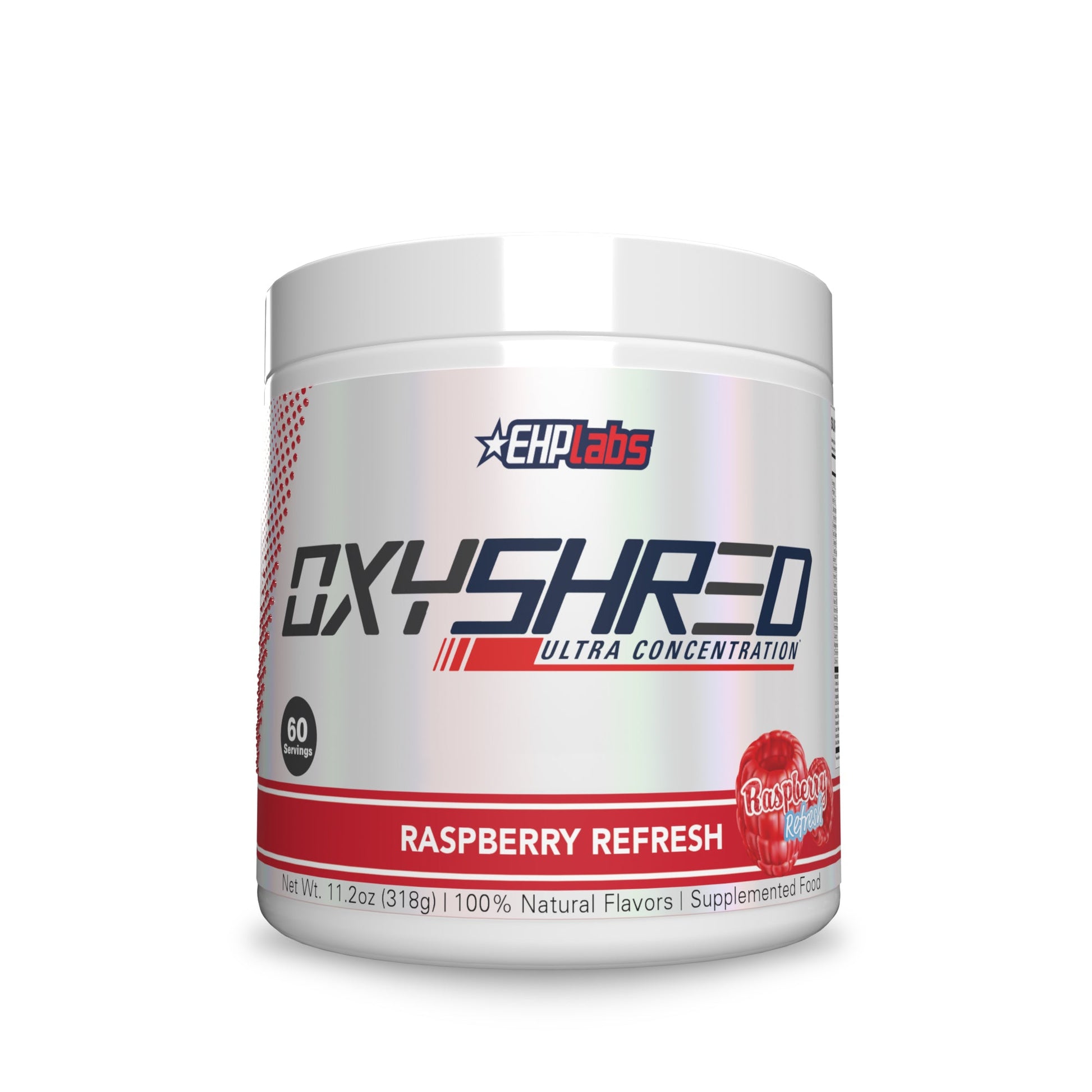 EHP Labs OxyShred Ultra Concentration 60 Serves - Supplements - Raspberry Refresh - The Cave Gym