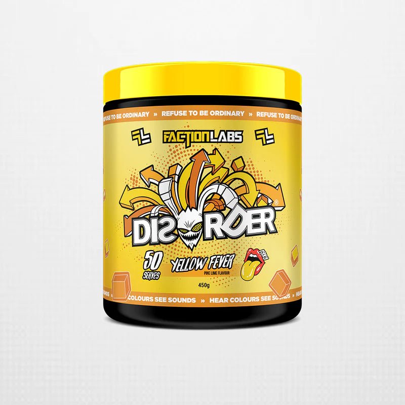 Faction Labs - Disorder Pre-Workout - Supplements - 50 Serves - The Cave Gym