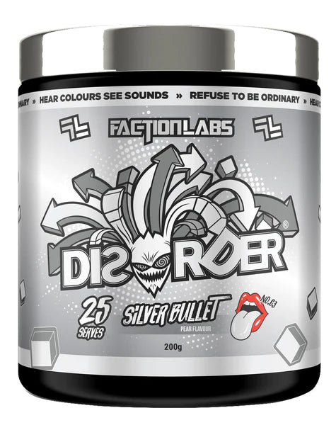 Faction Labs - Disorder Pre-Workout - Supplements - 25 Serves - The Cave Gym