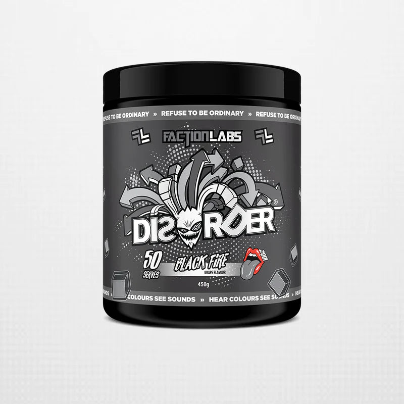 Faction Labs - Disorder Pre-Workout - Supplements - 50 Serves - The Cave Gym