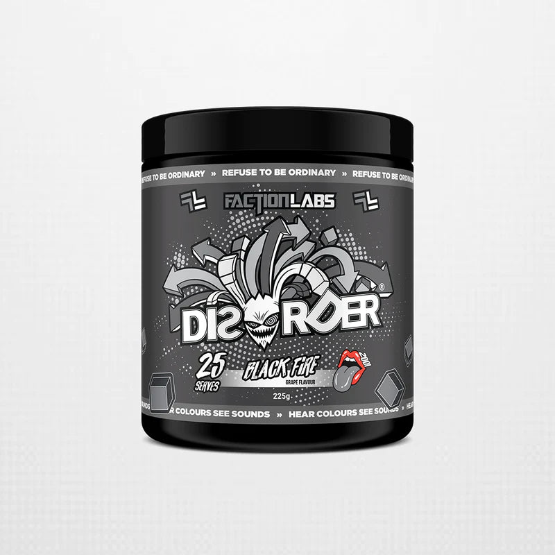 Faction Labs - Disorder Pre-Workout - Supplements - 25 Serves - The Cave Gym