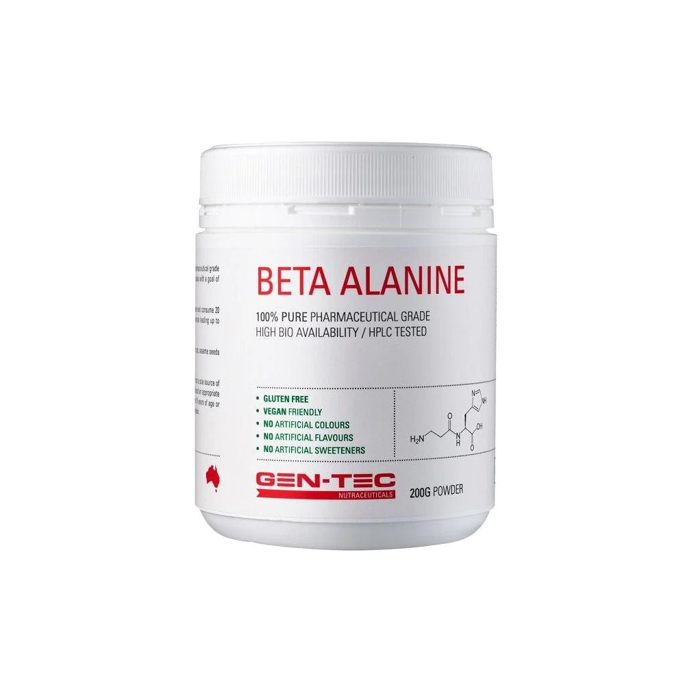 Gen-Tec Nutrition - Beta Alanine 200g - Supplements - The Cave Gym
