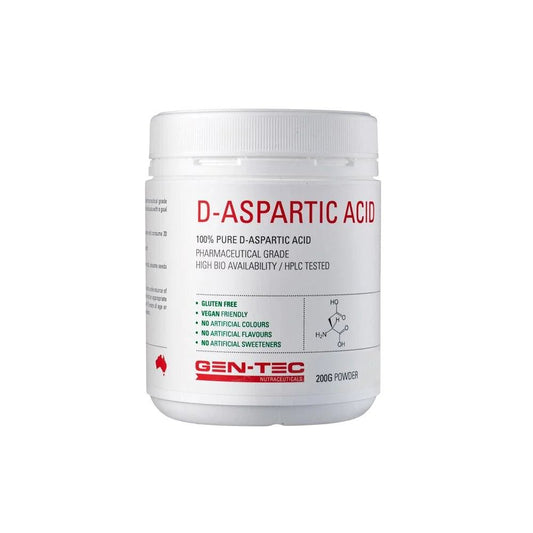 Gen-Tec Nutrition - D-Aspartic Acid - Supplements - 100g - The Cave Gym