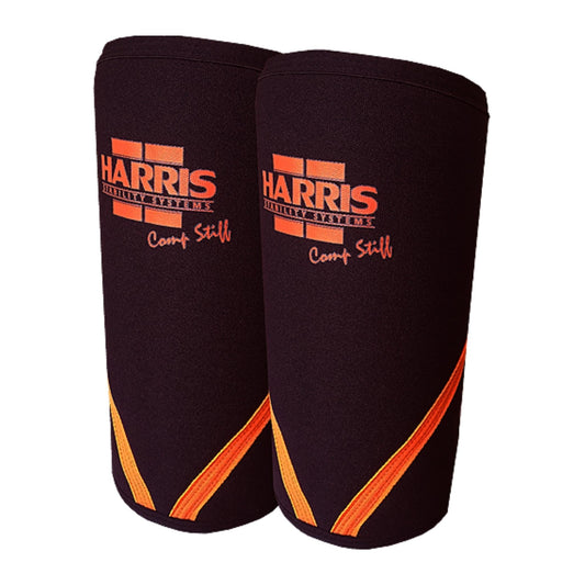 Harris Knee Sleeves 9mm 2Ply Neoprene Comp Stiff - Training Accessories - XS - The Cave Gym