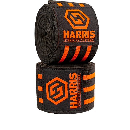 Harris Knee Wraps True Elite - 2.5m - Training Accessories - The Cave Gym