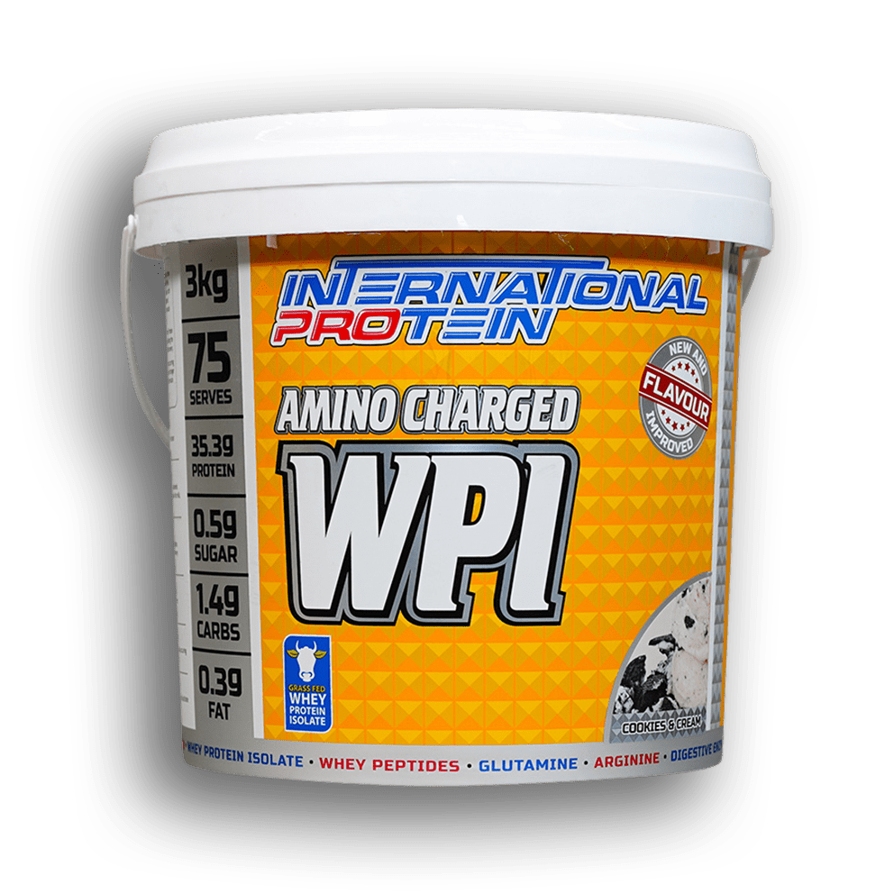 International Protein - Amino Charged Protein WPI - Supplements - 3kg - The Cave Gym