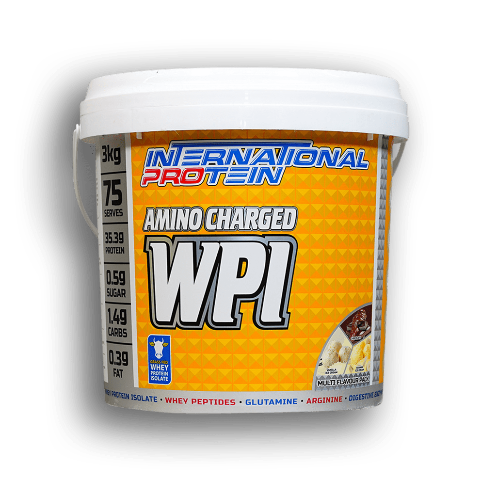 International Protein - Amino Charged Protein WPI - Supplements - 3kg - The Cave Gym
