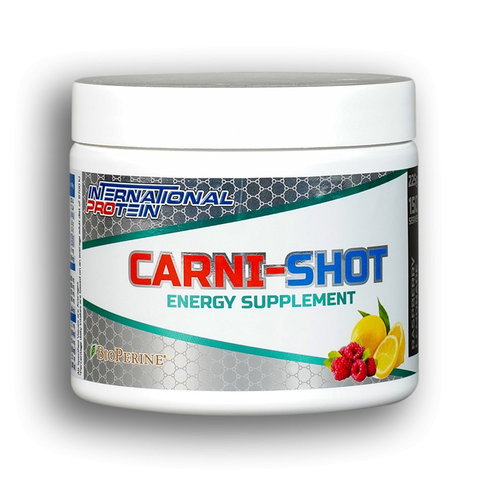 International Protein Carni-Shot 150 Serves - Supplements - Raspberry Lemonade - The Cave Gym