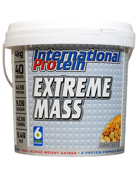 International Protein - Extreme Mass - Supplements - Caramel Popcorn - The Cave Gym