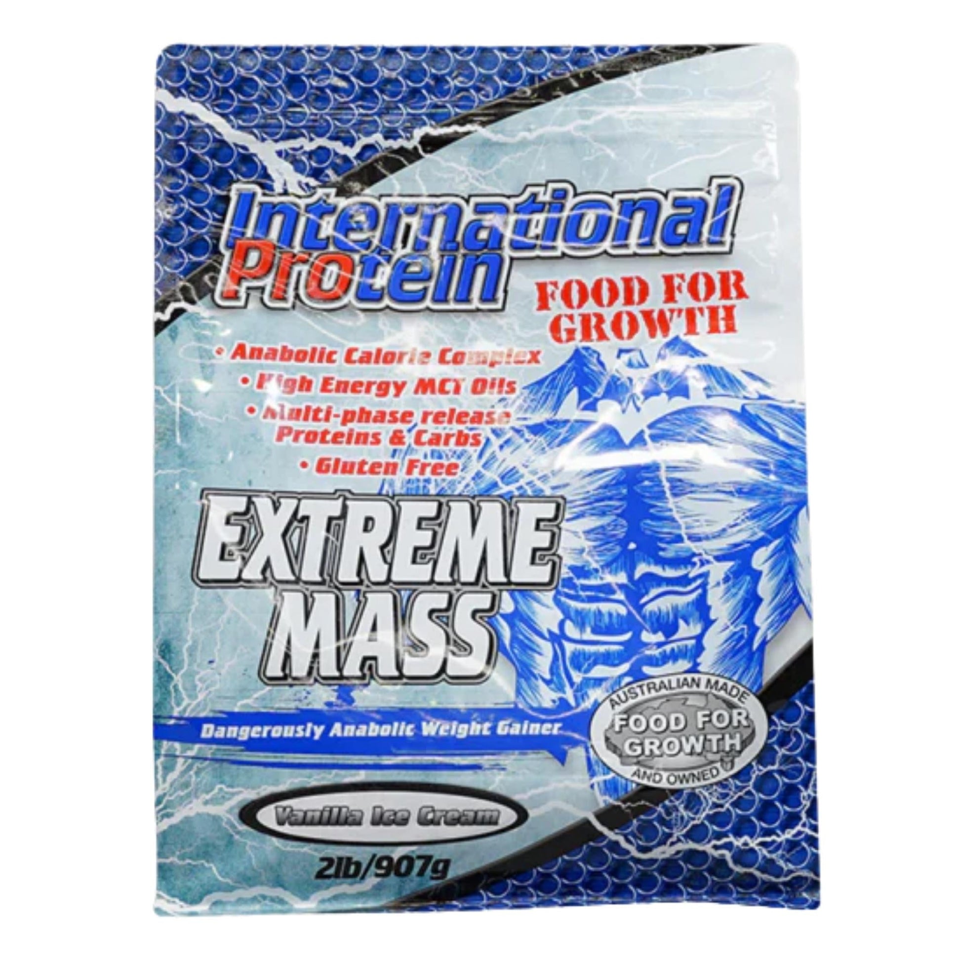 International Protein - Extreme Mass - Supplements - Vanilla Ice Cream - The Cave Gym