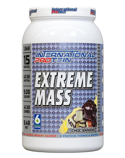 International Protein - Extreme Mass - Supplements - Chocolate Banana - The Cave Gym