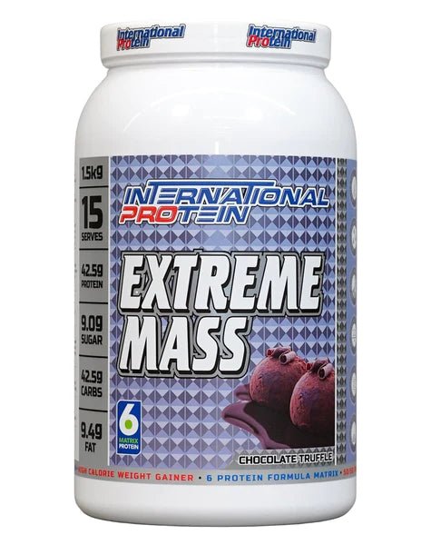 International Protein - Extreme Mass - Supplements - Chocolate Truffle - The Cave Gym