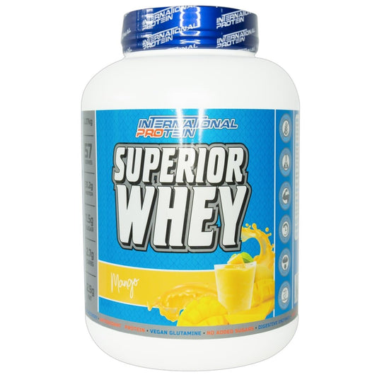 International Protein Superior Whey 2.27kg - Supplements - Mango - The Cave Gym