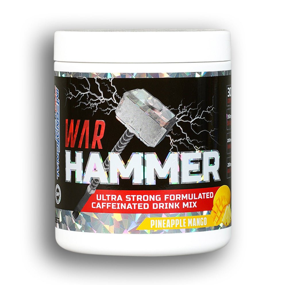 International Protein - War Hammer Pre-Workout - Supplements - Pineapple Mango - The Cave Gym