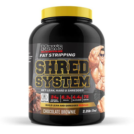 Max's Supplements - Shred System - Supplements - 1kg - The Cave Gym