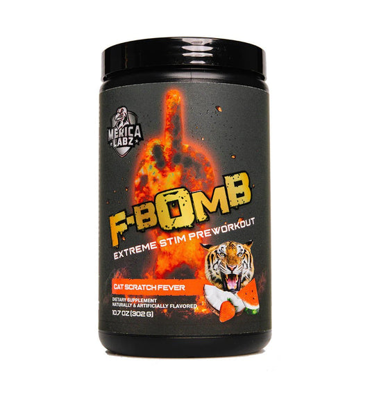 Merica Labz - F-Bomb Pre-Workout - Supplements - Cat Scratch Fever - The Cave Gym