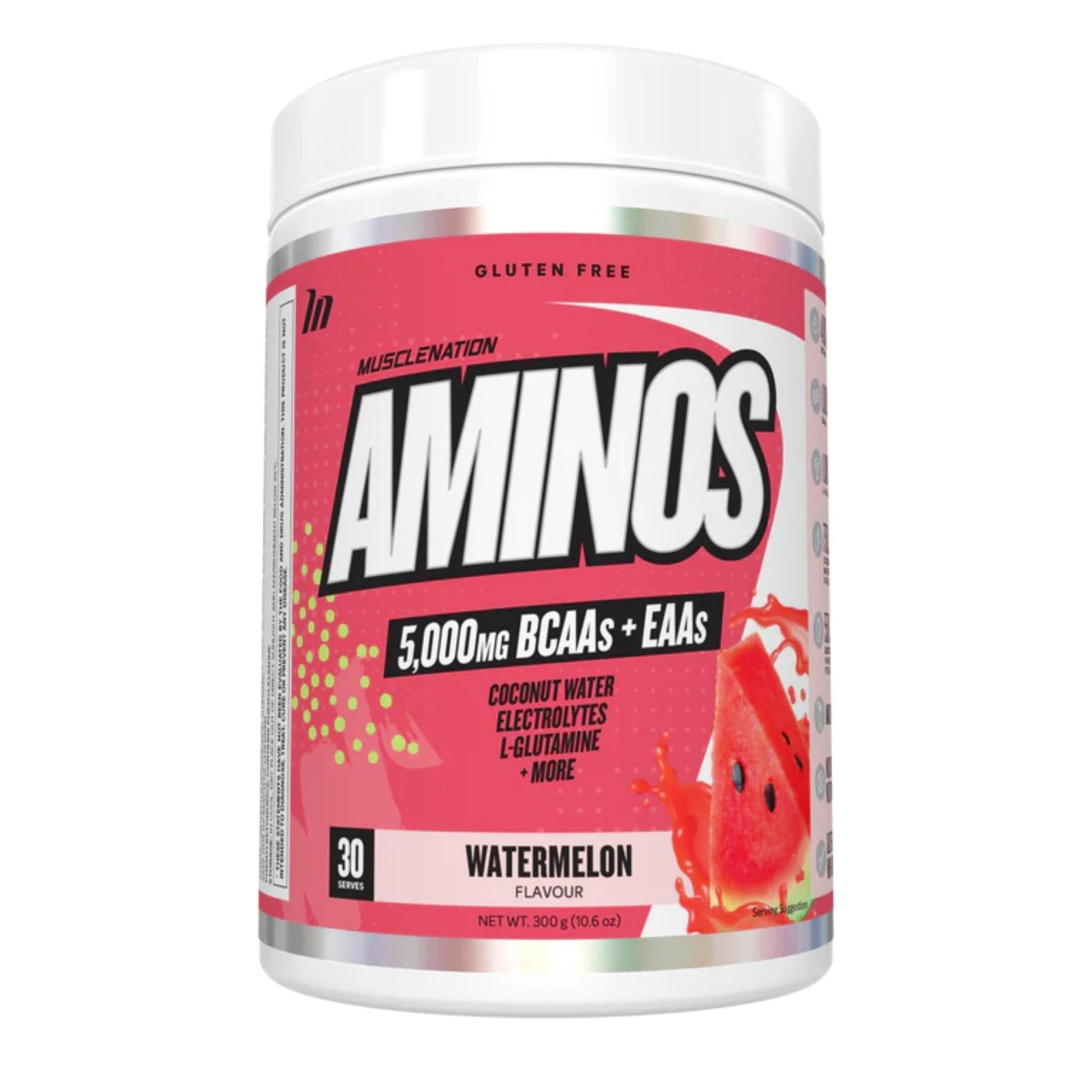 Muscle Nation - Aminos - Supplements - 30 Serves/300g - The Cave Gym