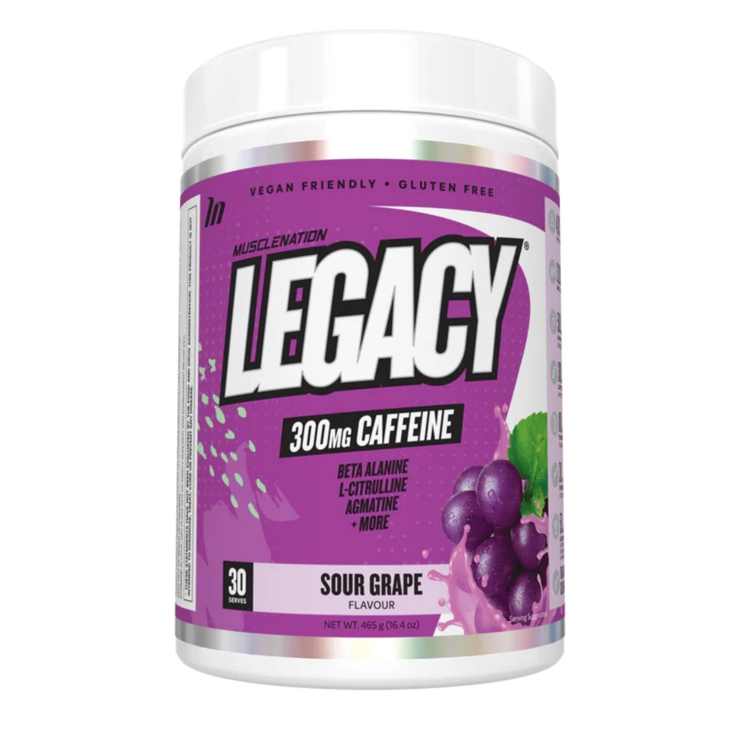 Muscle Nation - Legacy Pre-Workout - Supplements - 30 Serves - The Cave Gym