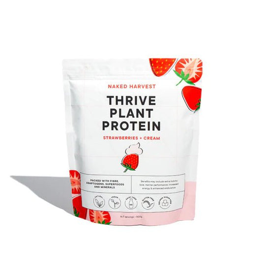Naked Harvest - Thrive Plant Protein - Supplements - 500g - The Cave Gym