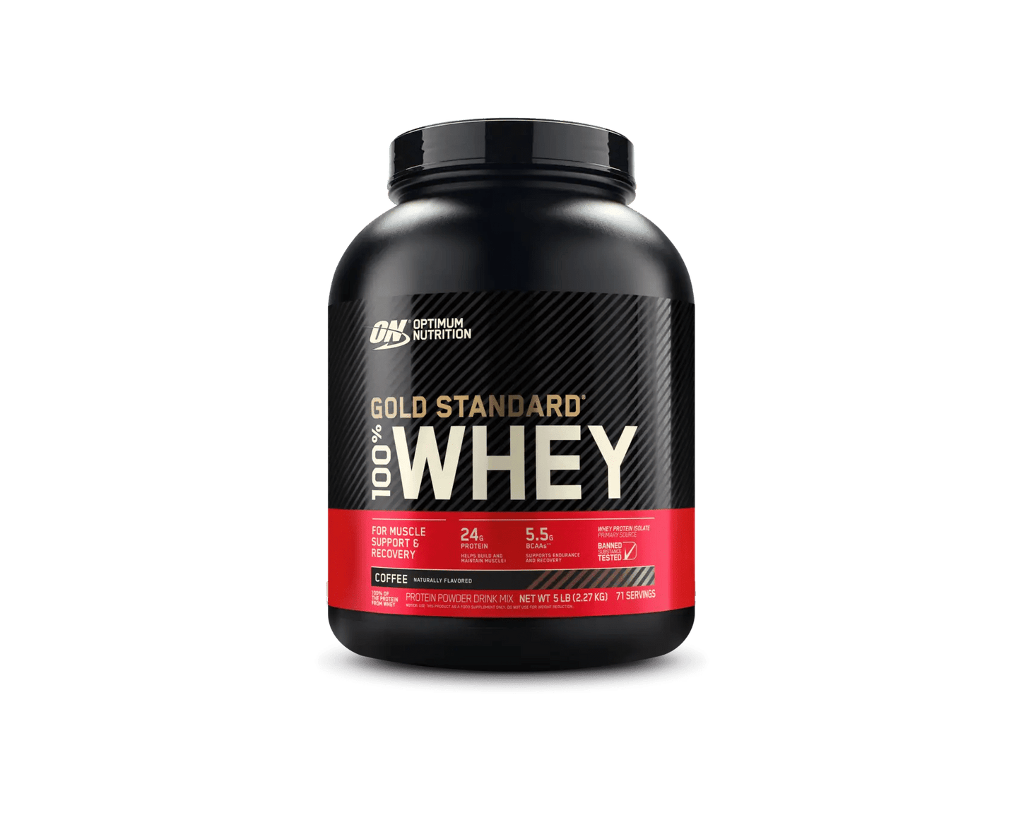 Optimum Nutrition - 100% Whey Gold Standard Protein - Supplements - 2.27kg - The Cave Gym
