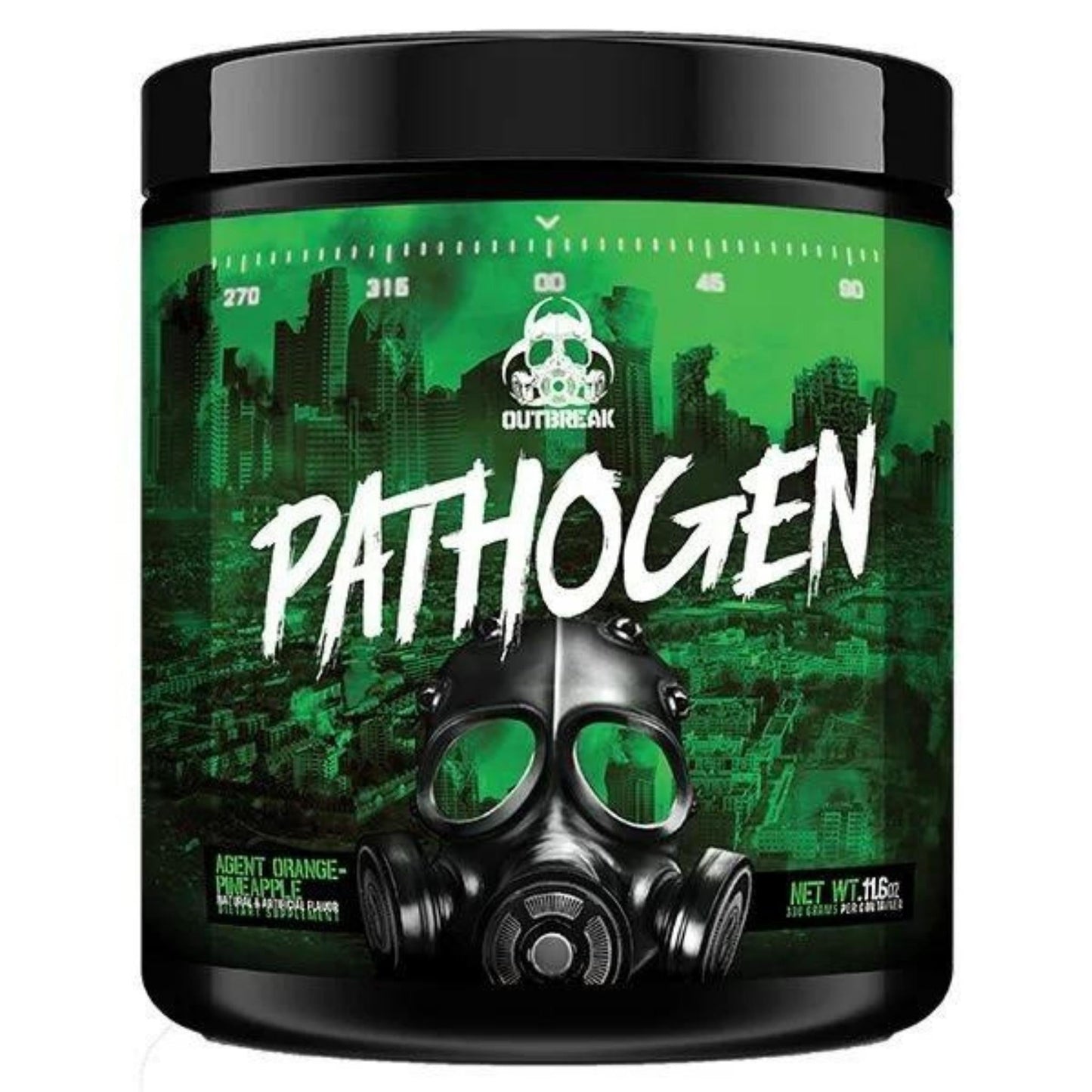 Outbreak Nutrition - Pathogen Pre-Workout - Supplements - Agent Orange Pineapple - The Cave Gym