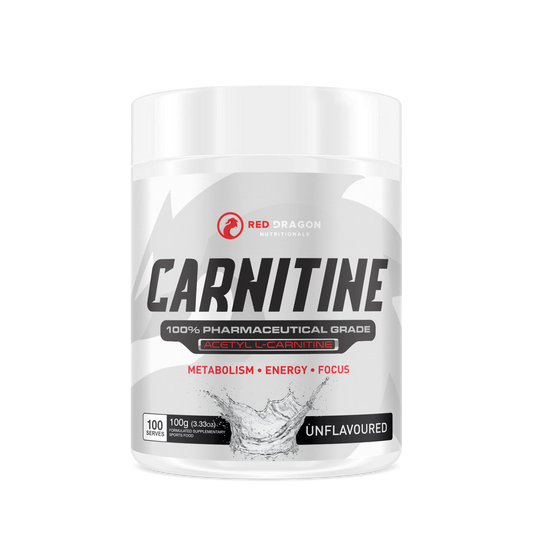 Red Dragon Nutritionals - Carnitine - Supplements - 100g/100 Serves - The Cave Gym