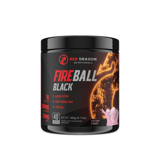 Red Dragon Nutritionals - Fireball Black Thermogenic - Supplements - 40 Serves - The Cave Gym