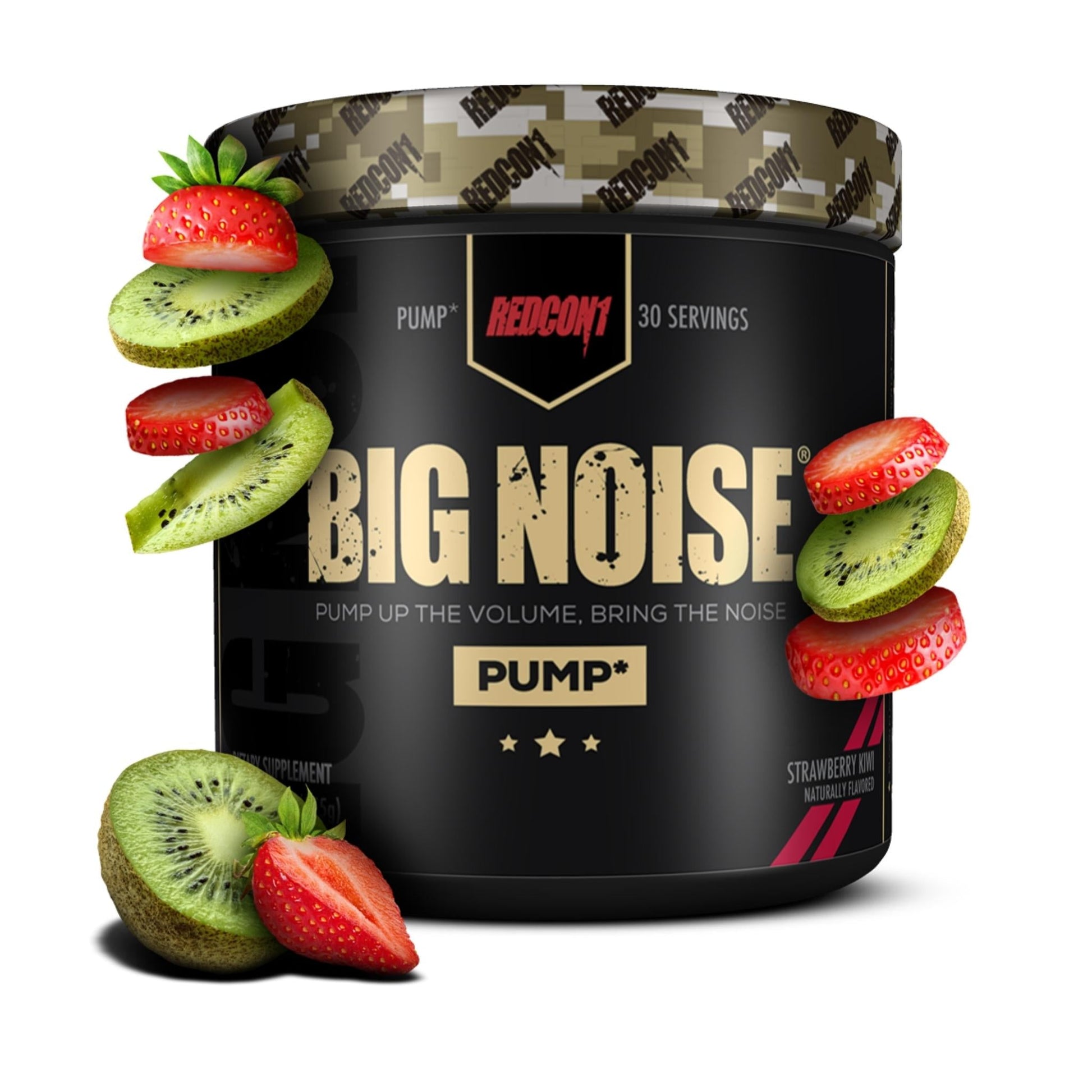Redcon1 Big Noise Pump - 30 Serves - Supplements - Strawberry Kiwi - The Cave Gym